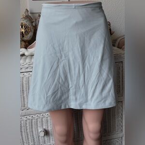 Girlfriend Collective Snowcap Sport Skort in Ash Blue Color Size XL